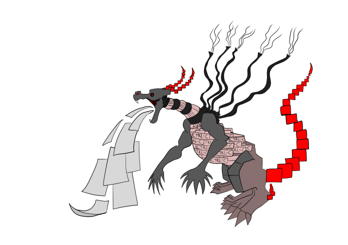 machine dragon AI infernale
immorale machine qui copie les œuvres et les régurgite n'importe comment
