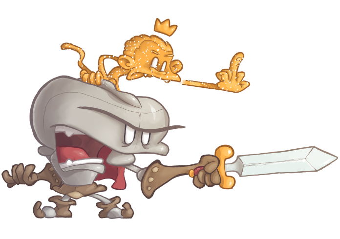 HIIIA !
Le boss et son singe-conscience font corps face à cette menace !
Mots-clés: chevalier;singe