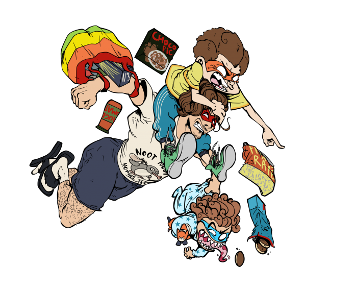 SI jamais j'ai mis trop d'éléments, gardez au moins le paquet de gâteaux svp. merciiii 
