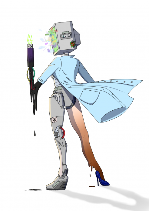 Mélanie la mélasse noire
Elle vole toutes les possibilités d'attirer les regards ... mais reste une machine pleine de mélasse !
