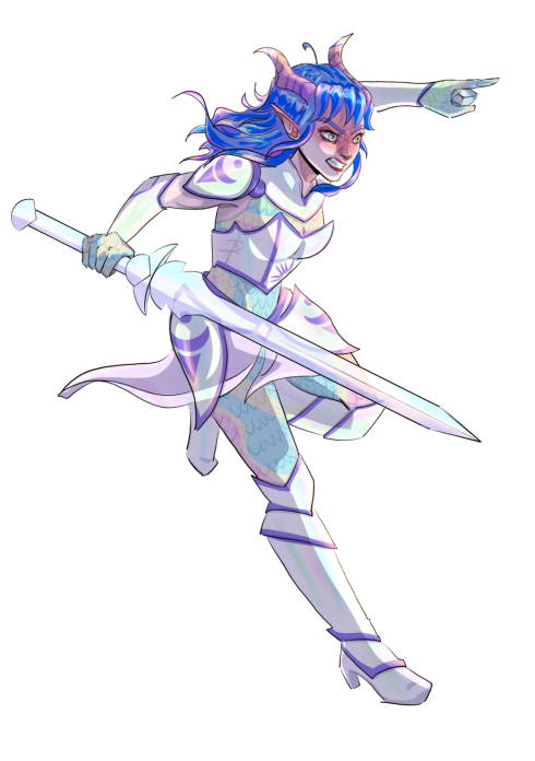 Vaelith, Chevaleresse Céleste
Vaelith est l'un de mes OC principaux dans l'univers fantastique que je développe :)
