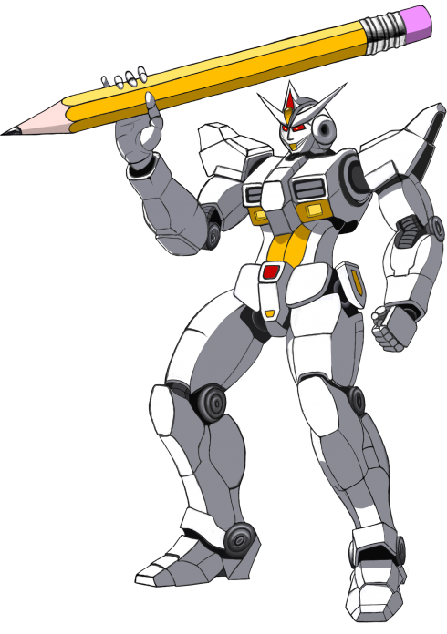 Wyli's bot
Un mecha qui attaque avec un crayon géant
Mots-clés: IA robot gundam attaque crayon