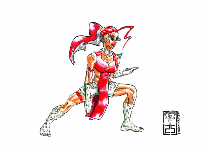 Trish-i-your-artist
Trish est une chasseuse de prime d’un futur cyberpunk. Reignant en maîtresse sur le classement des chasseurs. Dans ce monde sous-terrain, la violence reigne, et Trish est son égérie.
Mots-clés: Cyberpunk;Trish;OC;Punk;Combat;Fight;Fighter