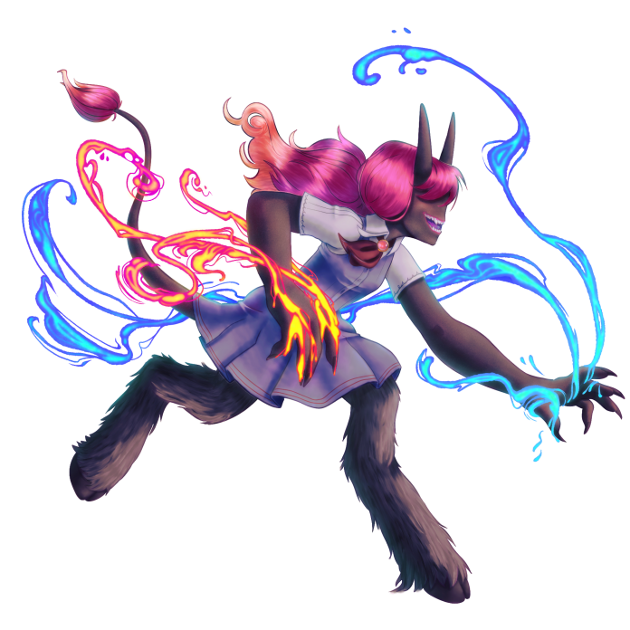 Artiste VS IA _ RireDeCire
Lilith est une étudiante en art. Bien que née sans yeux, elle parvient néanmoins à percevoir son environnement. Mais elle souhaite néanmoins avoir des yeux, alors elle décide de représenter des personnages aux grands yeux dans ses projets artistiques.
Mots-clés: halloweenuniversity;artiste;riredecire;monstre