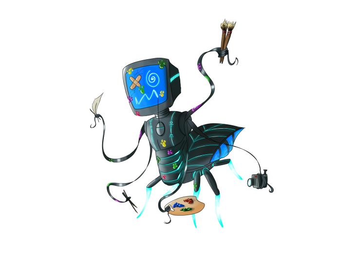 L' iaraigné
Fonctionne avec le dessin de Liorah (La Magicat)
Mots-clés: Team IA;dessin sur tablette graphique