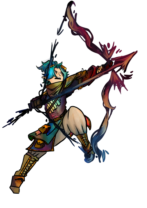 He11i0t_artist
Côté artiste avec mon elfe, il ne faudra pas les laisser nous approcher alors autant les attaquer avec un arc et des fleches d'encre ! 
Courage tout le monde ! Battons-nous pour nos passions !!
Mots-clés: artiste;art;arc;he11i0t;coucouSouillonetBecky;courage