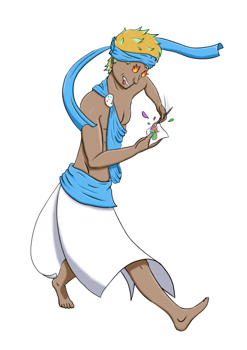 Aske le génie de la page blanche
Celui qui fait en sorte de te donner LA BONNE IDEE quand tu ne l'attends pas.
