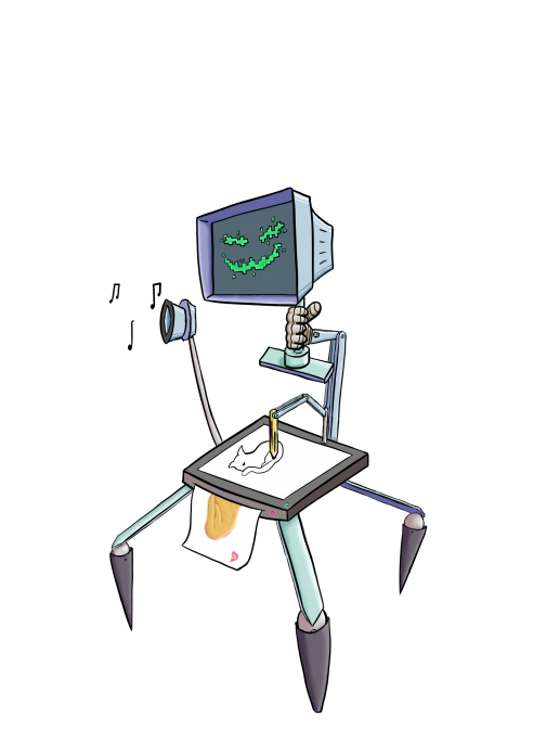 Robot Multiart 7.2
Dessin, musique, animation, etc. ce robot fait tout. Ce robot artiste changera votre quotidien d'artiste flemmard. A quoi sert de travailler?
