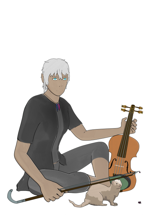 Loki et Fujy contre la menace IA
Réaliser avec Blender et krita
