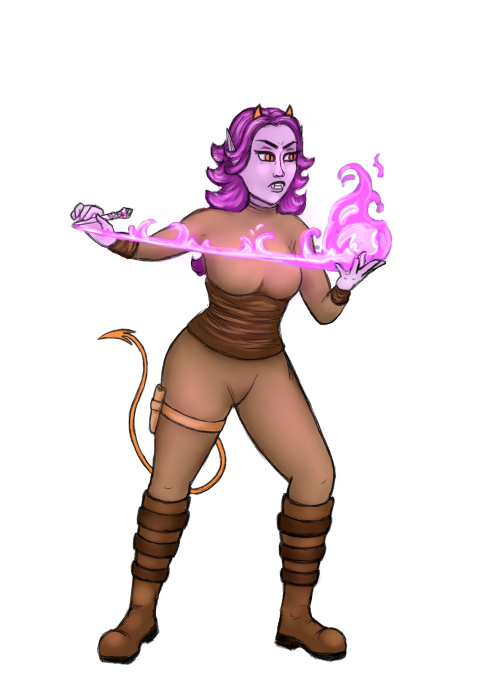 Cleyona invocation flamme
Voici mon personnage original Cleyona, une dessinamage qui invoque ici une flamme en la traçant grâce à son stylet magique. Elle est prête au combat !
