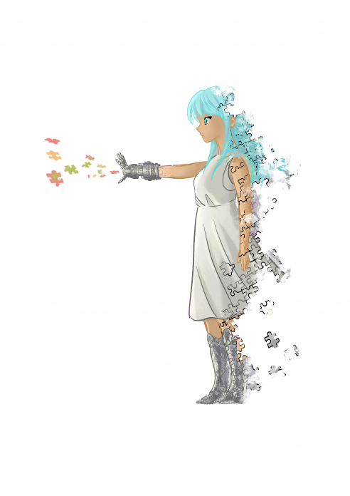 IA white
Récupère les talents des autres pour se construire mais reste partielle, imparfaite et vide de toutes émotions
