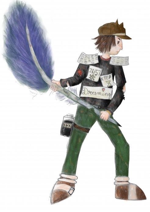 Artist
[Couleurs par Moineau]
J'écris plus que je ne dessine, d'où la présence de post-it avec des idées dessus. J'avais vraiment envie d'essayer de participer, et voilà le résultat et j'en suis plutôt content !
Avant d'être un artiste, on est avant tout un rêveur.
