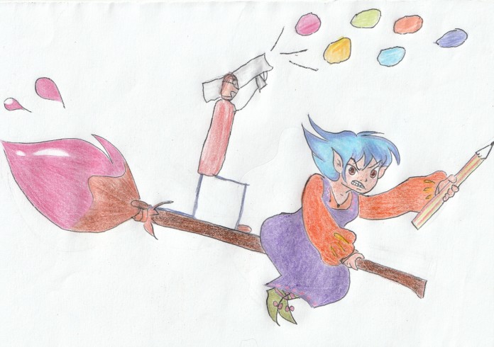 Duo crayon Bazooka inversé
Désolée, je me suis aperçue après téléchargement du premier qu'il n'était pas dans le bon sens et je ne savais pas comment modifier. Le revoici en miroir. 
"En équipe, on est plus forts!" (Duo maman-fiston, vive les crayooons!!!!)
