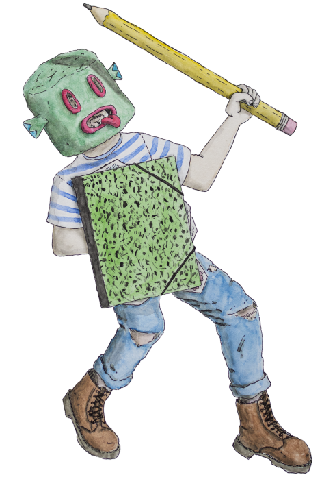 SegFault Strick Back
Segfault contre les forces du mal !
Mots-clés: watercolor, aquarelle, monster