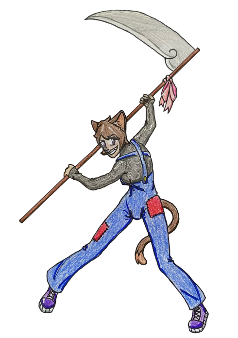 Ma participation à la fresque contre l’IA
Ma sona Chacha avec sa faux Gaby :3
