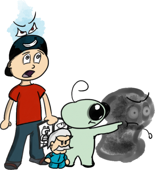 Thor and Friends
Par manque de temps, il n'y a pas d'effet comme si les personnages sortait du livre de croquis. J'ai improvisé haha
